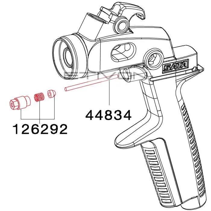 Уплотнитель штока Sata minijet 3000 B HVLP