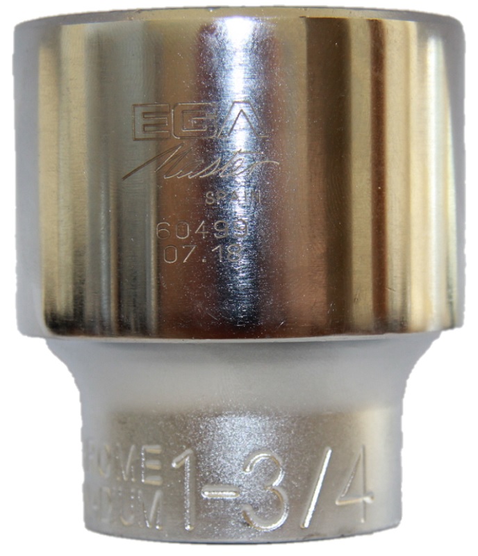 Головка двенадцатигранная 1-3/4", 3/4" Ega Master