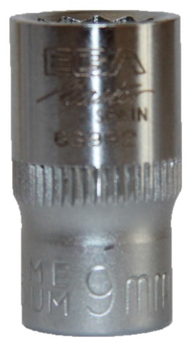 Головка двенадцатигранная 9 мм, 1/4" Ega Master