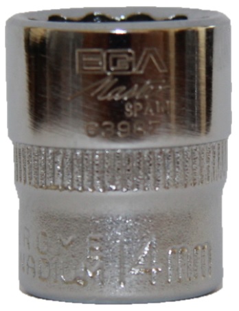 Головка двенадцатигранная 14 мм, 1/4" Ega Master