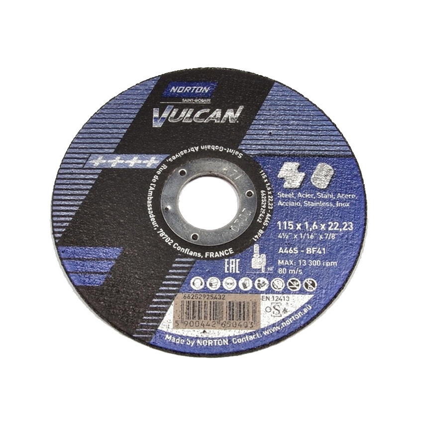 Отрезной круг Saint-Gobain Vulcan, 41, 115 х 1,6 мм
