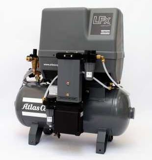 Компрессор поршневой безмасляный Atlas Copco  LFx 2 (3PH) DOL (Исполнение на ресивере)