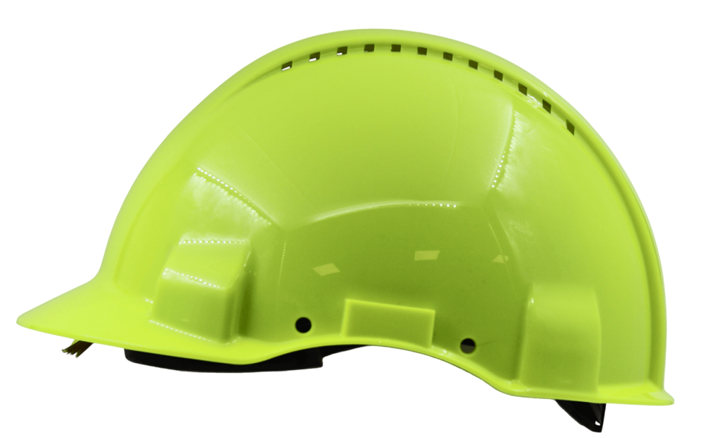 3M™ G3000CUV-GB Каска защитная неоновая, c вентиляцией, c УФ-индикатором