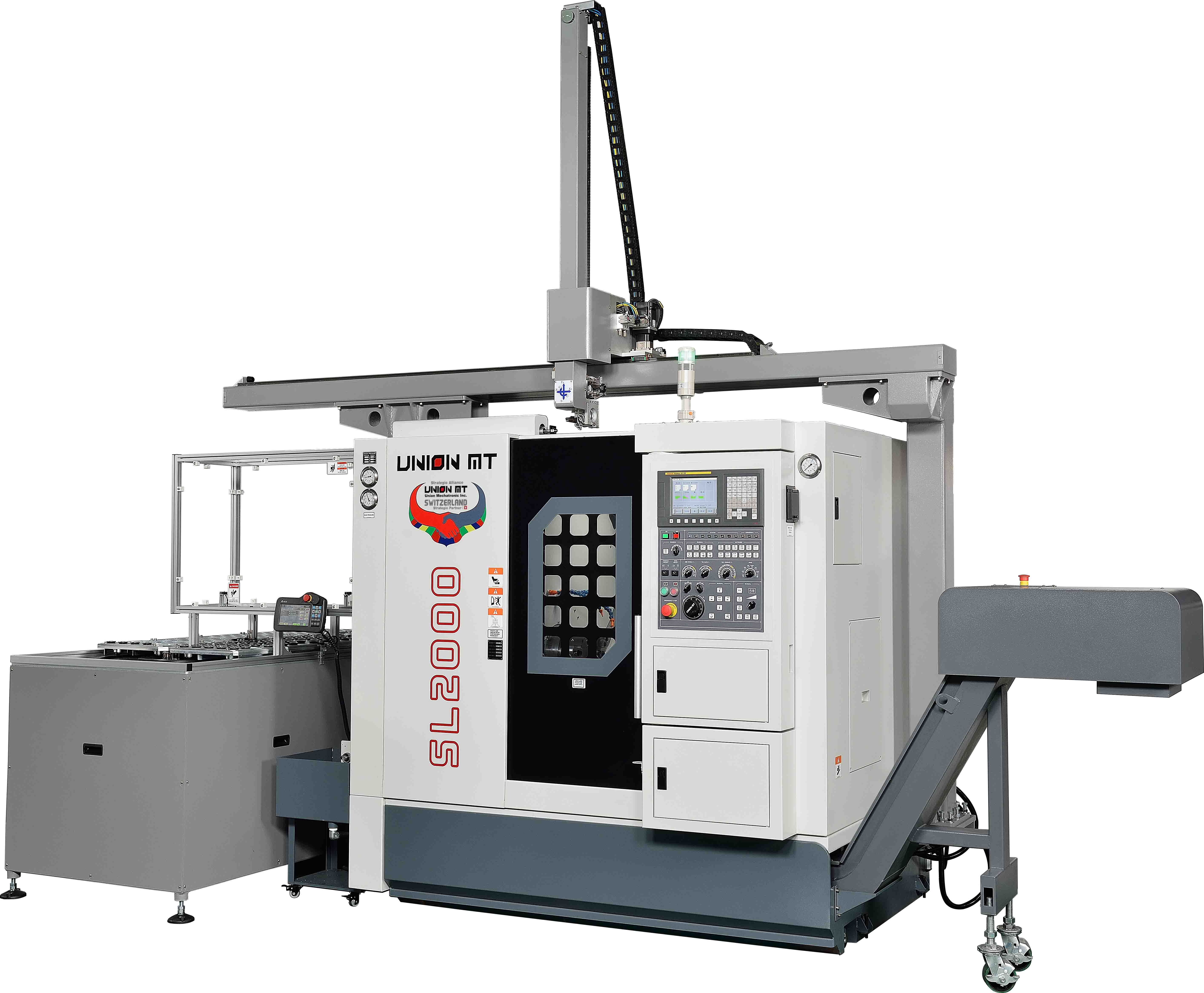 Токарный обрабатывающий центр на направляющих качения серии SL