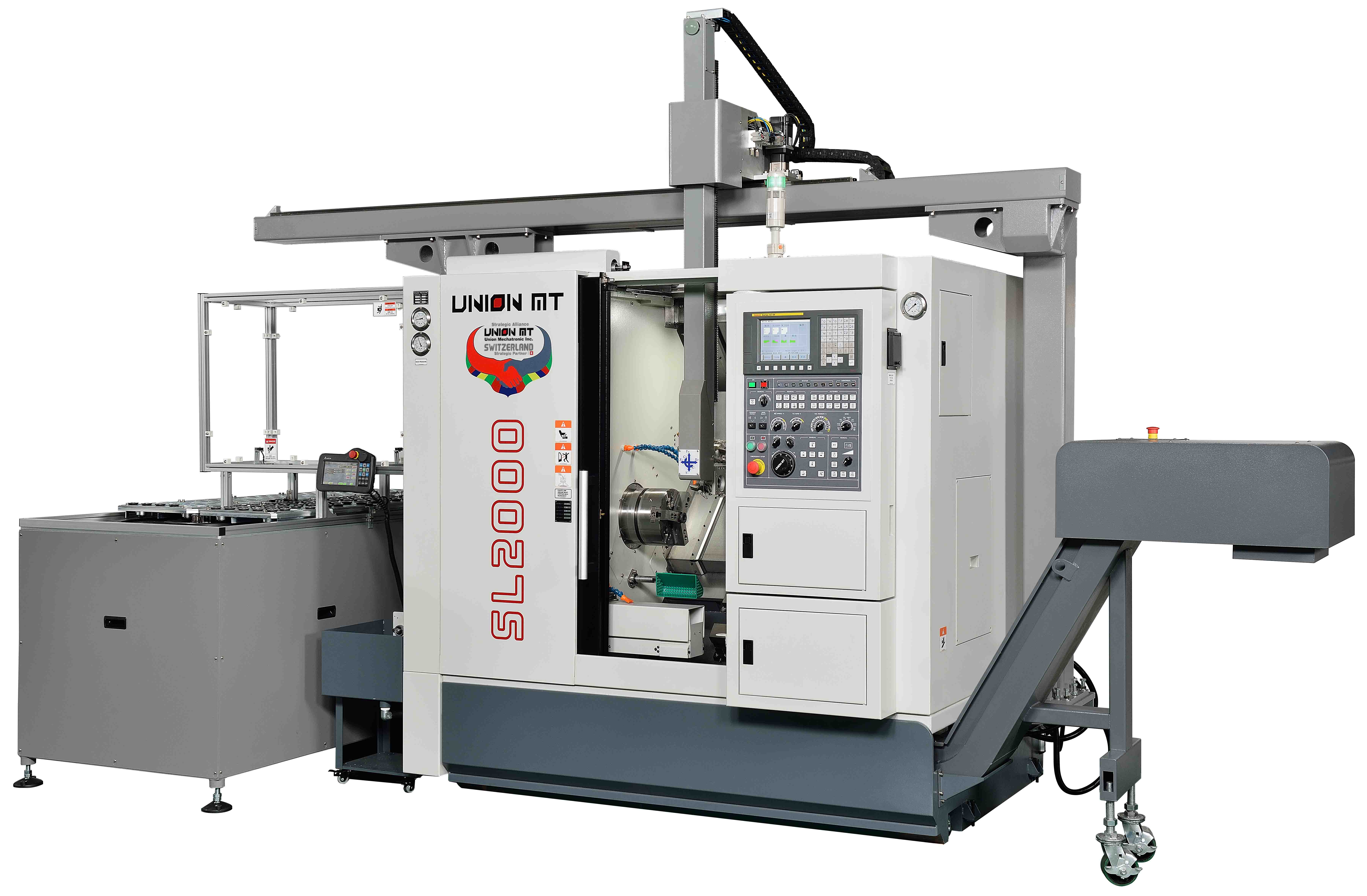 Токарный обрабатывающий центр на направляющих качения серии SL